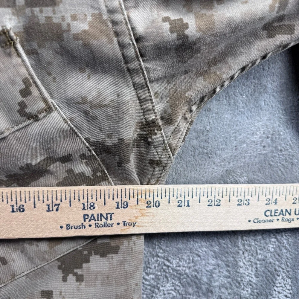 TRU-SPEC Men Small Brown Digital Camo Military Jacket Full Zip Outdoor Coat